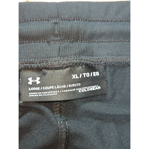 Under Armour Mens ColdGear Jogger Pants XL Black - Picture 4 of 9